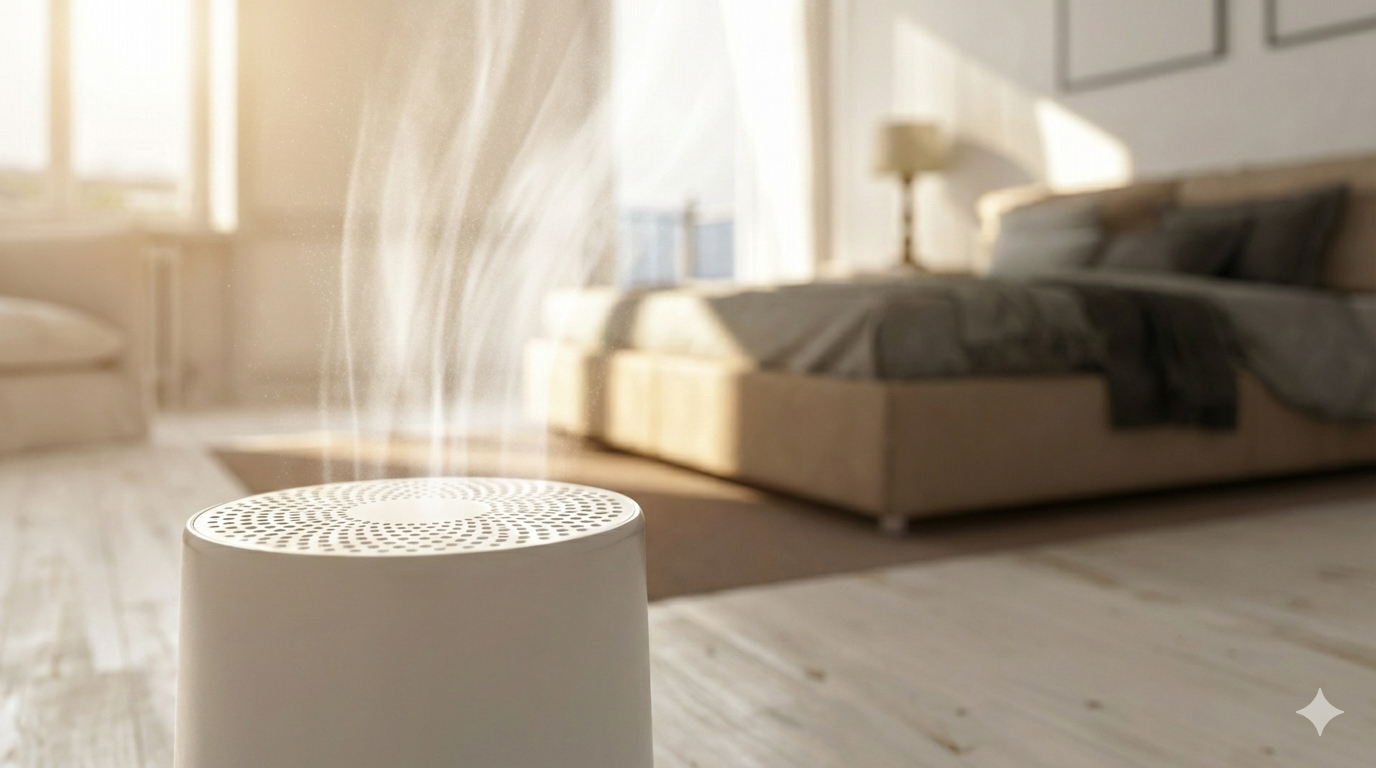 Dehumidifier and air conditioning system improving indoor air quality, reducing dust, allergens, and moisture