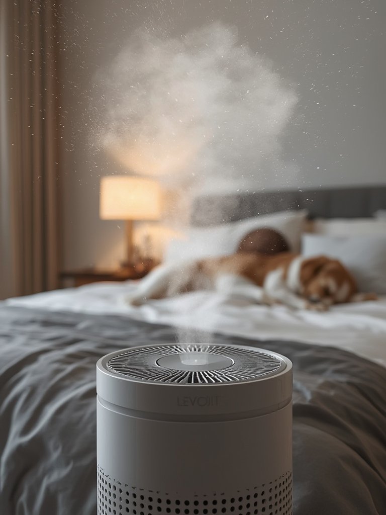 HEPA Purifier in action