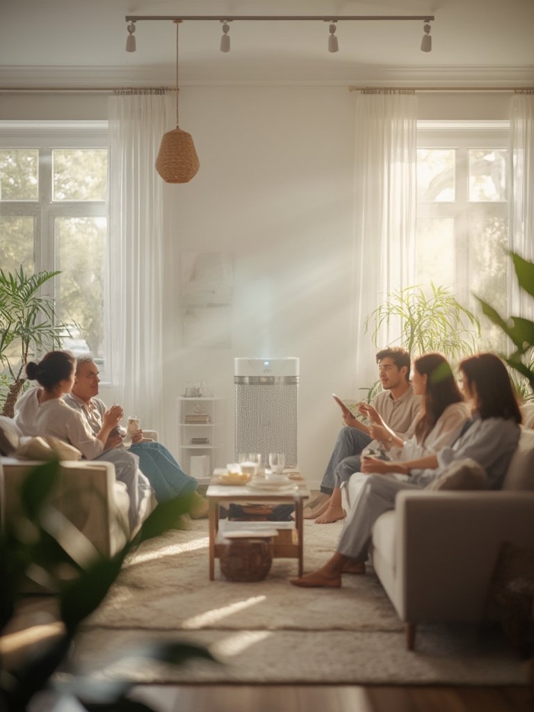 UV-C air purifier sterilization - Illustration 3