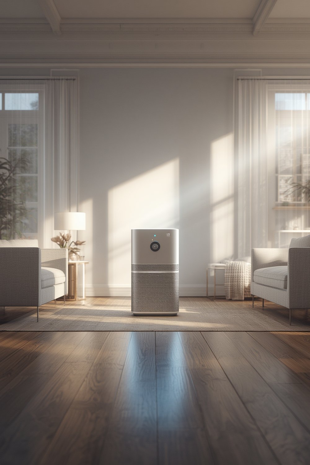 UV-C air purifier sterilization - Illustration 1