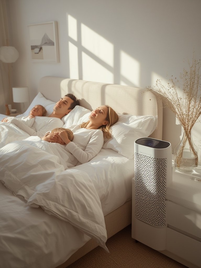 hepa purifier in action