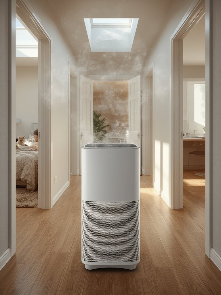 HEPA Purifier in action