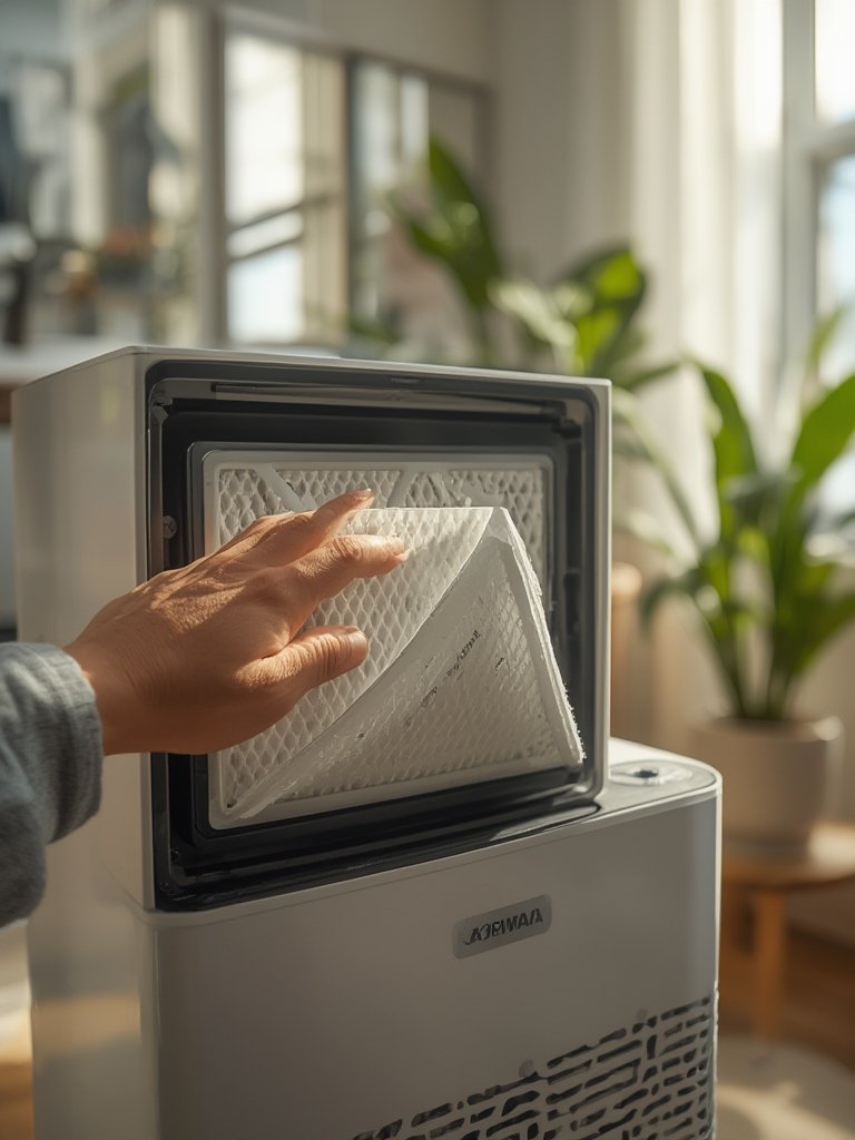 hepa filter in action