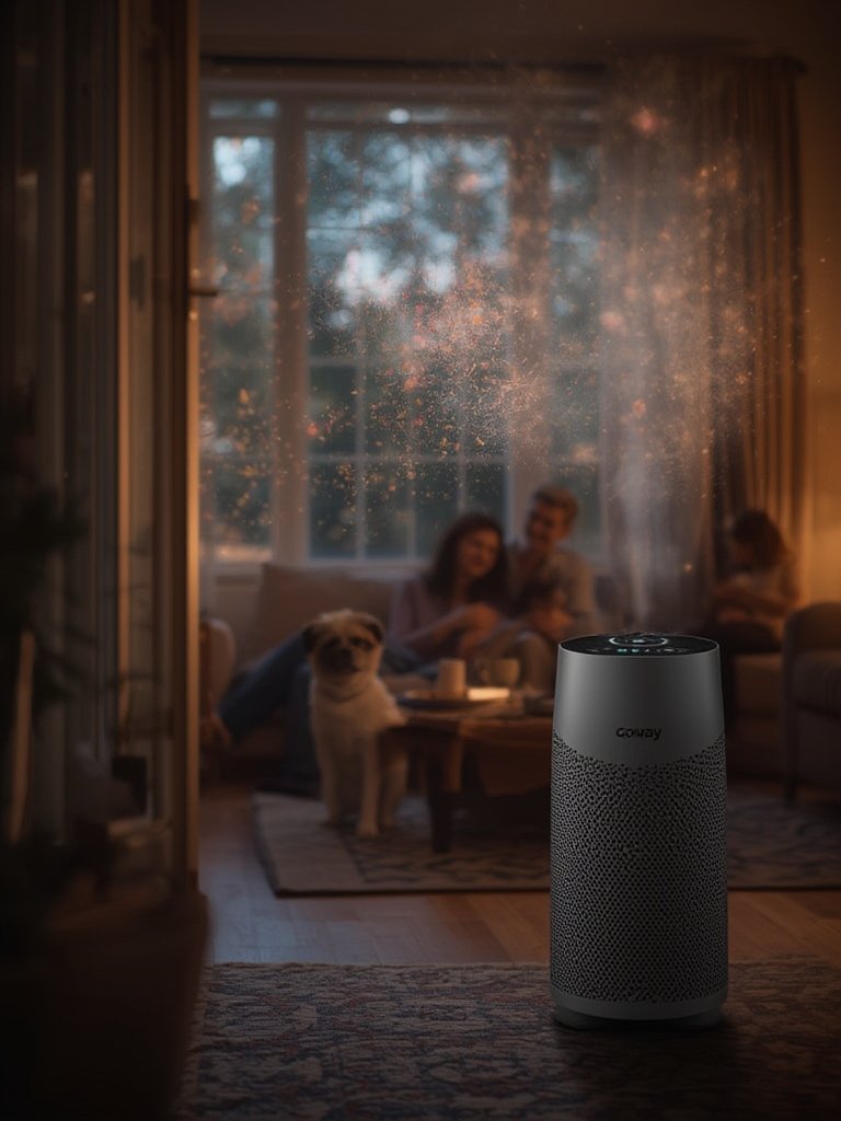 HEPA Purifier in action