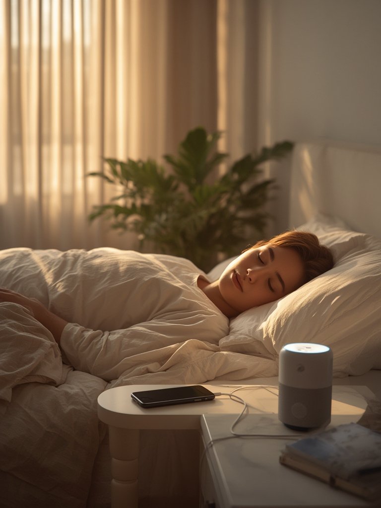 bedroom purifier in action