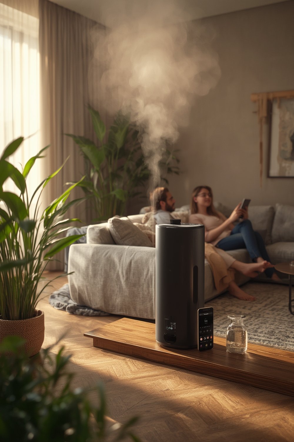 smart humidifier product view
