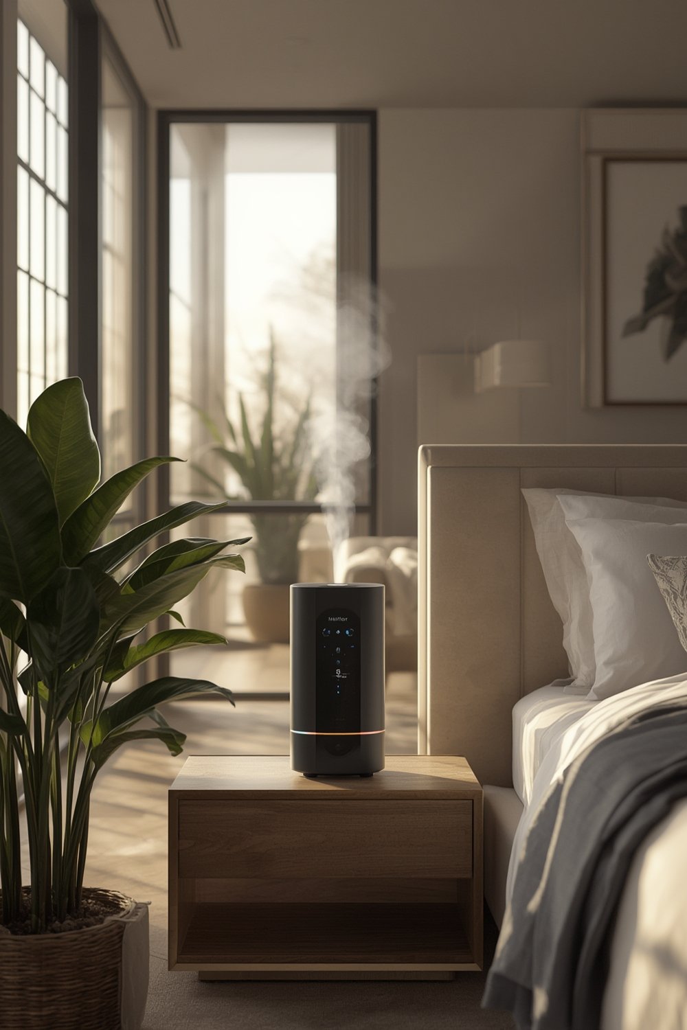 smart humidifier product view