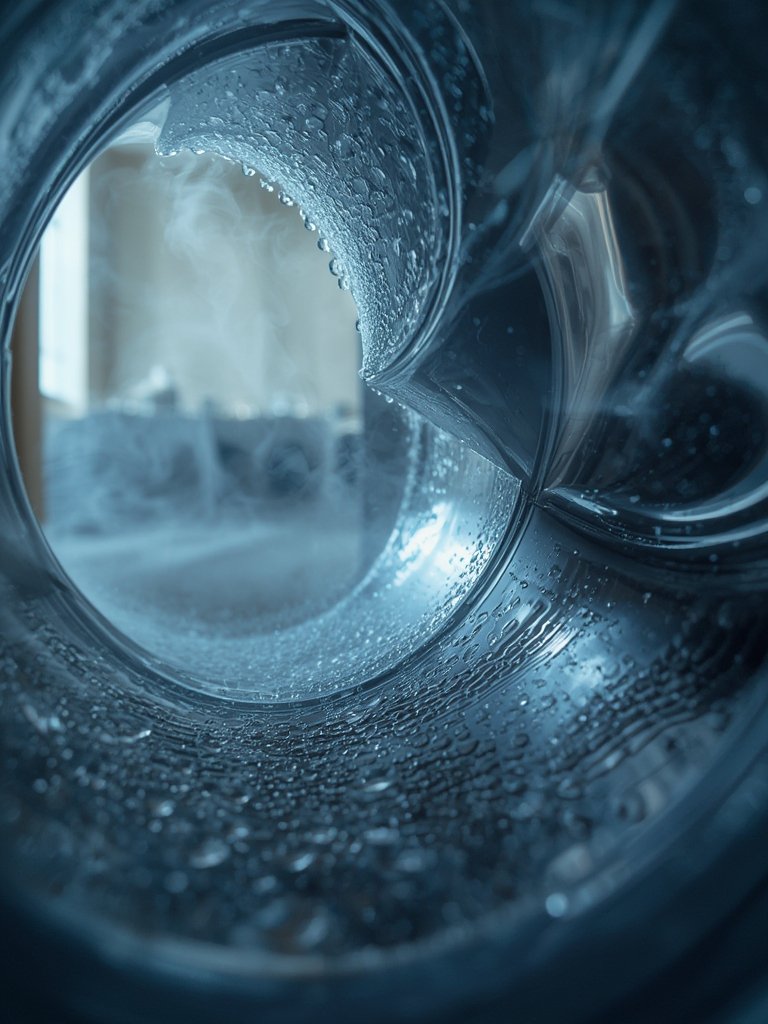 washing machine in action